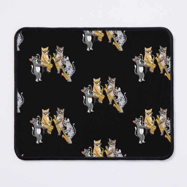 Item preview, Cats Playing Saxophone Jazz Sax Musician Saxophonist designed and sold by Goleon12.