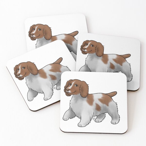 Item preview, Dog - Welsh Springer Spaniel - Docked Piebald Patched designed and sold by Jennifer Stolzer.