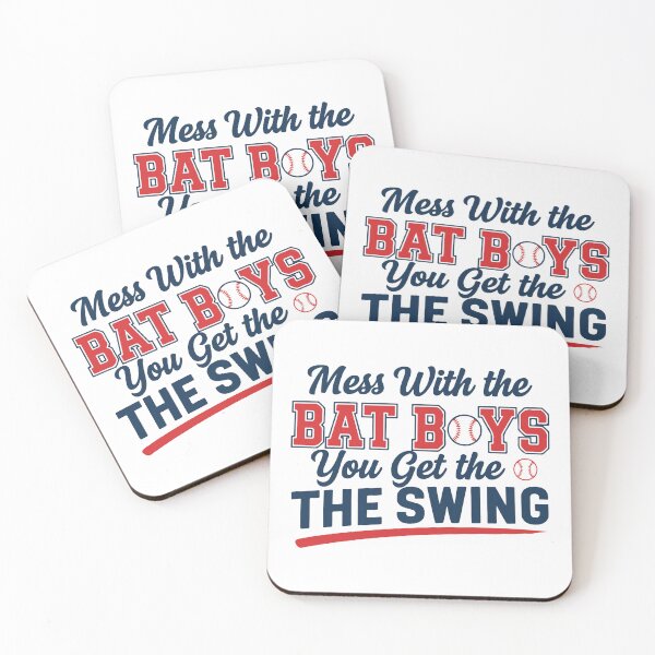 Item preview, Mess With the Bat Boys You Get the Swing Baseball Pun T-Shirt – Sports Fan Graphic Tee designed and sold by Design-Pro-21.