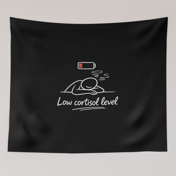 Item preview, Low Cortisol Level — Brain Fog Minimalist Line Art designed and sold by VibeOffline Studio.