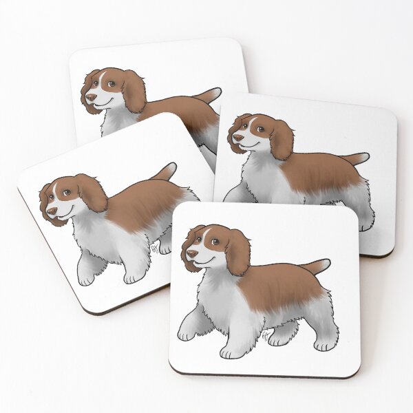 Item preview, Dog - Welsh Springer Spaniel - Docked Piebald Mantle designed and sold by Jennifer Stolzer.