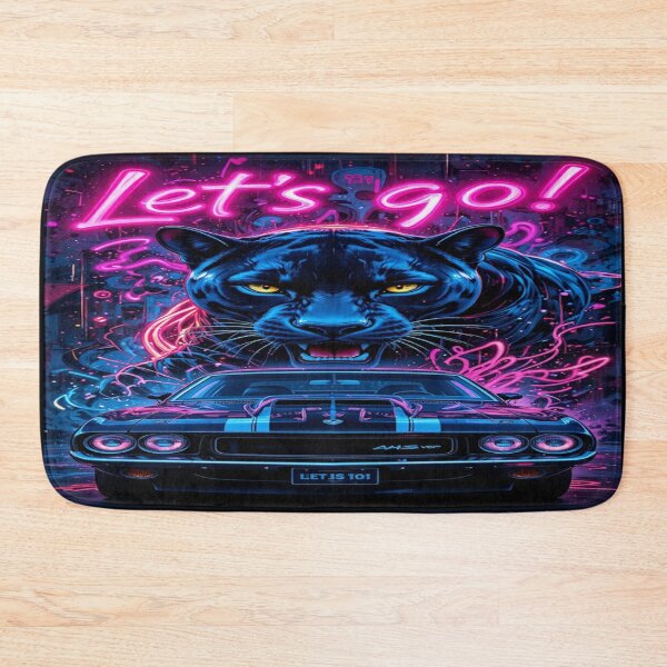 Item preview, Neon Panther Let's Go! designed and sold by Hot4Shirt.