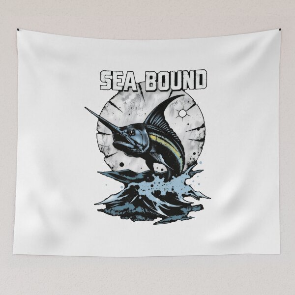 Item preview, SwordFish Moonlight "SEA BOUND" designed and sold by 8FistsofTees.