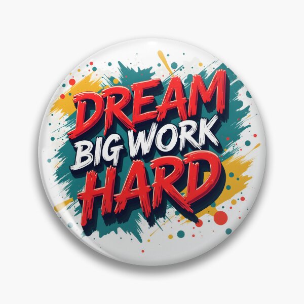 Item preview, Dream Big Work Hard Graffiti Motivation Tee designed and sold by Artisty Design.