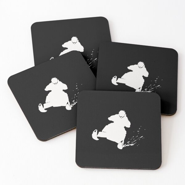 Item preview, Snowmobile Rider Silhouette – Winter Motion Design designed and sold by BrushRushX.