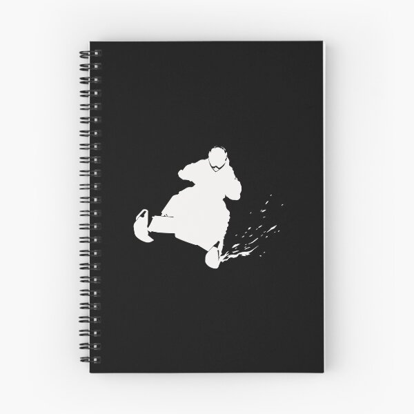 Item preview, Snowmobile Rider Silhouette – Winter Motion Design designed and sold by BrushRushX.