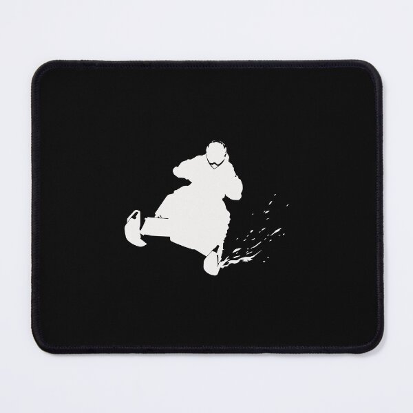 Item preview, Snowmobile Rider Silhouette – Winter Motion Design designed and sold by BrushRushX.