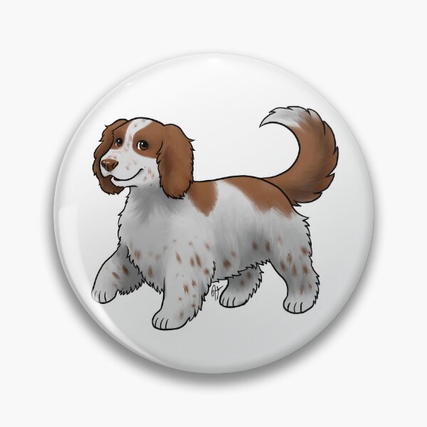 Item preview, Dog - Welsh Springer Spaniel - Tail Piebald Ticked designed and sold by Jennifer Stolzer.