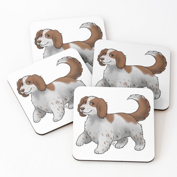 Item preview, Dog - Welsh Springer Spaniel - Tail Piebald Ticked designed and sold by Jennifer Stolzer.