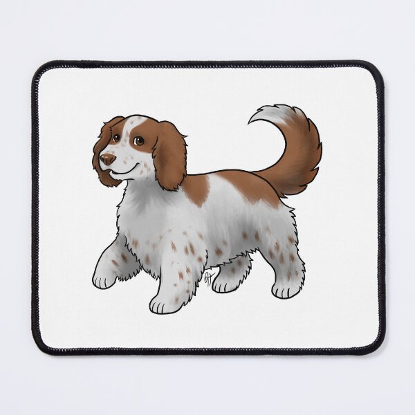 Item preview, Dog - Welsh Springer Spaniel - Tail Piebald Ticked designed and sold by Jennifer Stolzer.