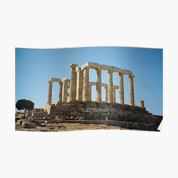 Temple of Poseidon - Greece Poster