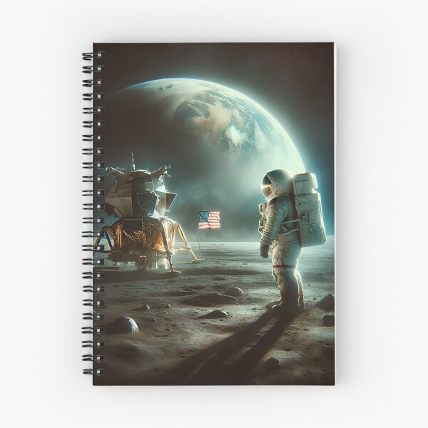 Item preview, First men on the moon designed and sold by RobertMartinArt.