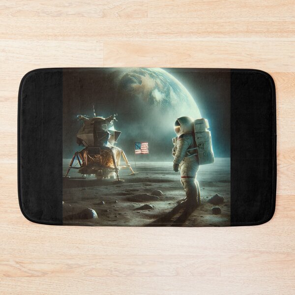 Item preview, First men on the moon designed and sold by RobertMartinArt.
