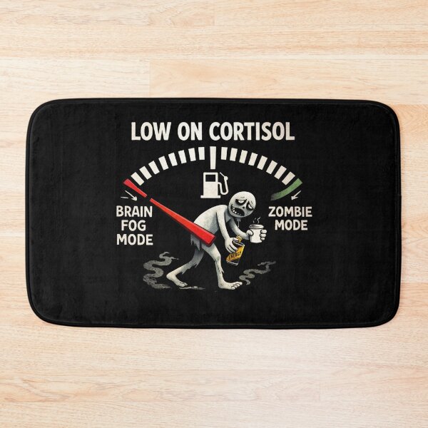 Item preview, Low Cortisol Level — Brain Fog Minimalist Line Art Sticker designed and sold by VibeOffline Studio.