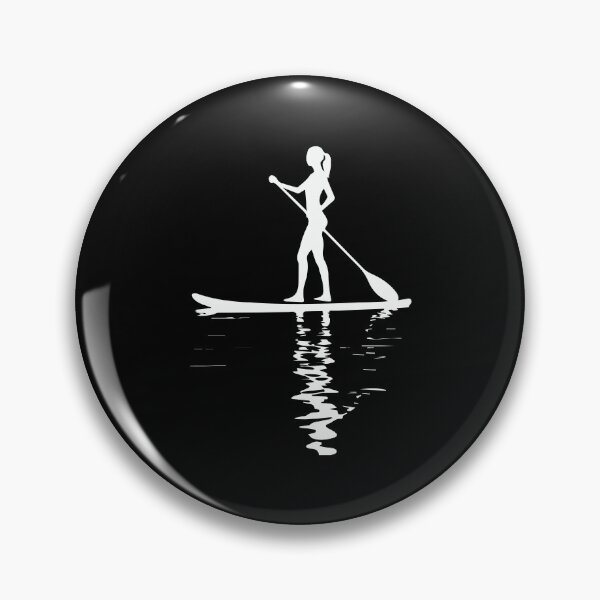 Item preview, Paddleboard Silhouette – Water Balance Motion Design designed and sold by BrushRushX.