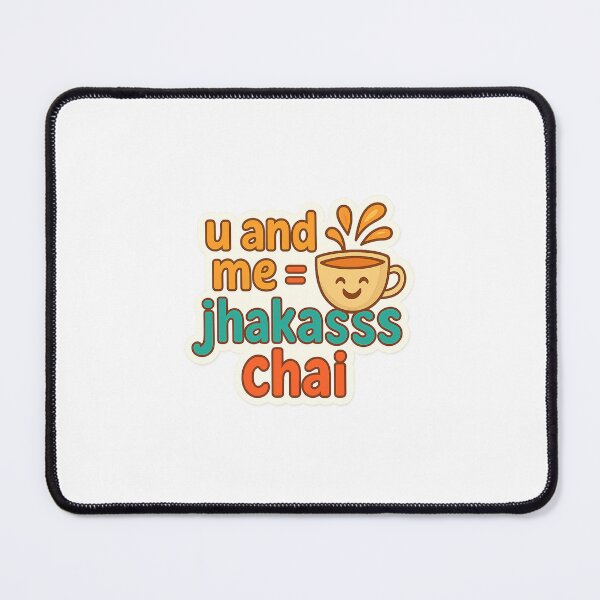 Item preview, U and Me = Jhakass Chai | Cute Desi Friendship Tea Design designed and sold by Rkinta1223.