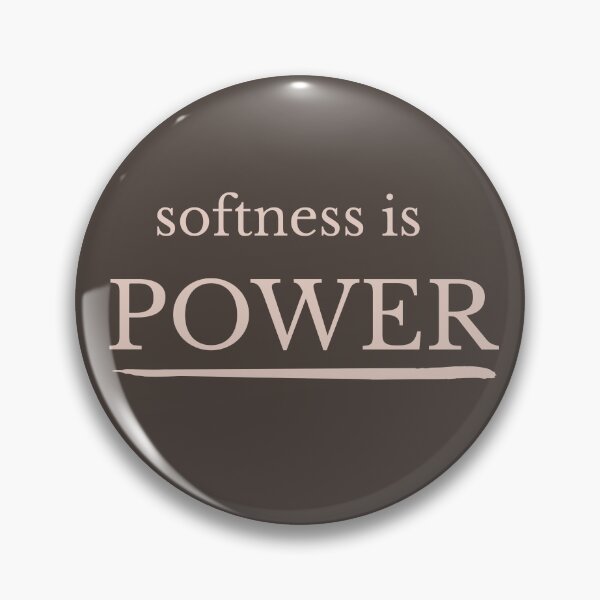 Item preview, Softness Is Power Minimalist Statement Design designed and sold by Minimalist Typography.