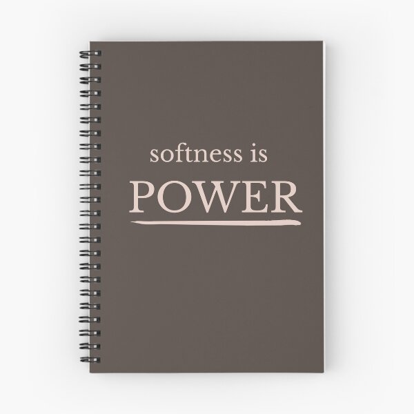Item preview, Softness Is Power Minimalist Statement Design designed and sold by Minimalist Typography.