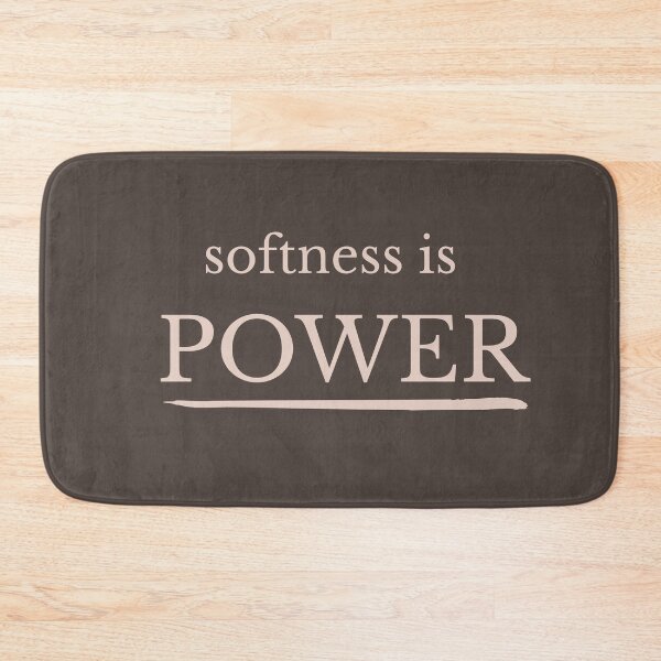 Item preview, Softness Is Power Minimalist Statement Design designed and sold by Minimalist Typography.