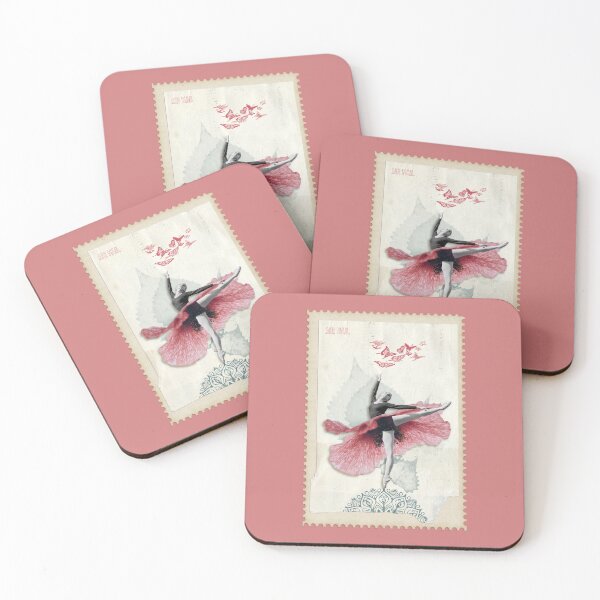 Item preview, Air Mail Ballerina – Vintage Surreal Collage  designed and sold by The Blue Window.