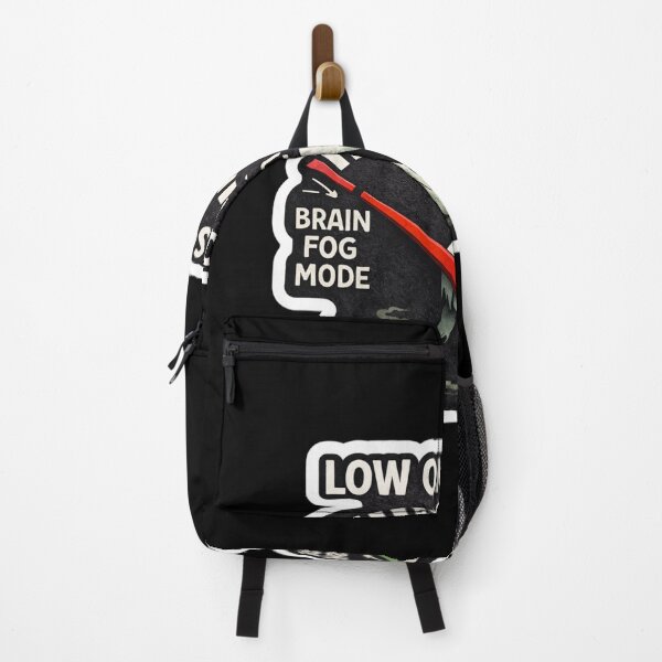 Item preview, Low Cortisol Level — Brain Fog Minimalist Line Art Sticker designed and sold by VibeOffline Studio.