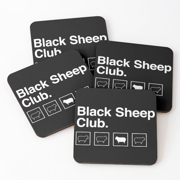 Item preview, Black Sheep Club – Minimal Sheep Icons Design designed and sold by Identity Club Co.