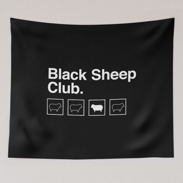 Item preview, Black Sheep Club – Minimal Sheep Icons Design designed and sold by Identity Club Co.