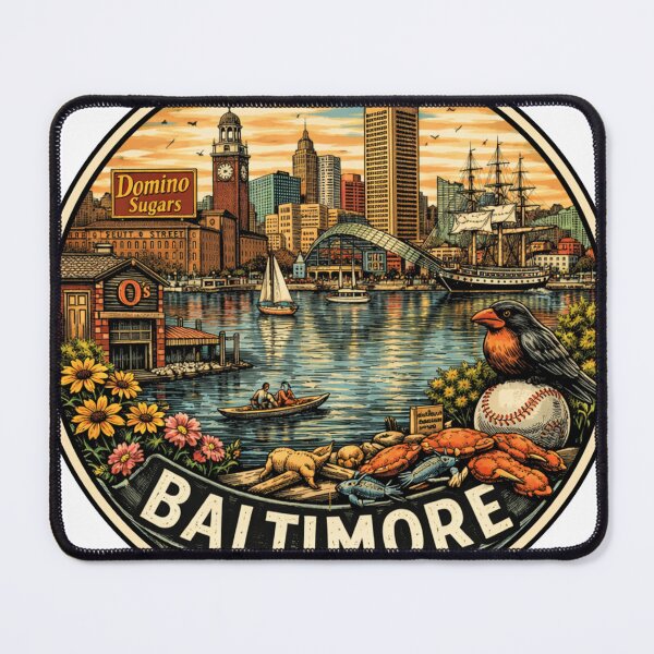Item preview, Baltimore Travel Badge designed and sold by M. K..