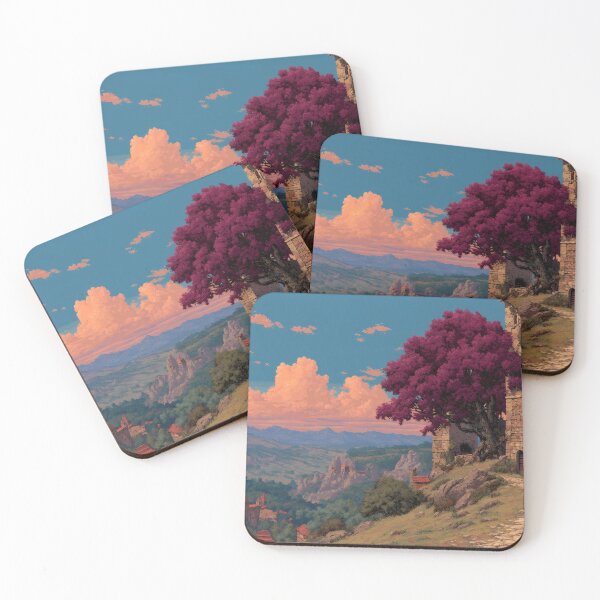 Item preview, Dreamy Medieval Castle Landscape designed and sold by MetroEnvision.