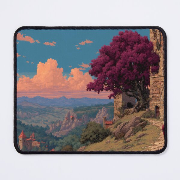 Item preview, Dreamy Medieval Castle Landscape designed and sold by MetroEnvision.