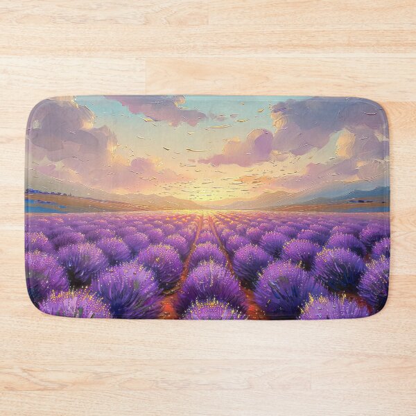Item preview, Lavender Field at Sunset designed and sold by MargaretWiktor.