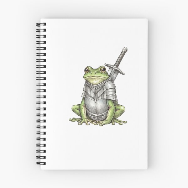Item preview, Medieval Amphibian Warrior – Frog Knight with Sword designed and sold by HeyHas.
