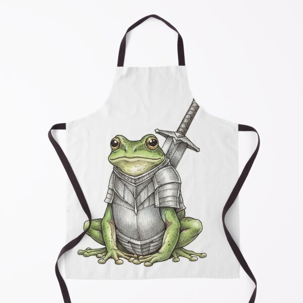 Item preview, Medieval Amphibian Warrior – Frog Knight with Sword designed and sold by HeyHas.