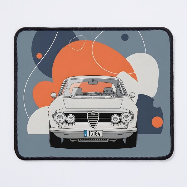 Item preview, Alfa Romeo Giulia Sprint Retro Poster Classic Alfa Romeo Car Art designed and sold by Motorline44.