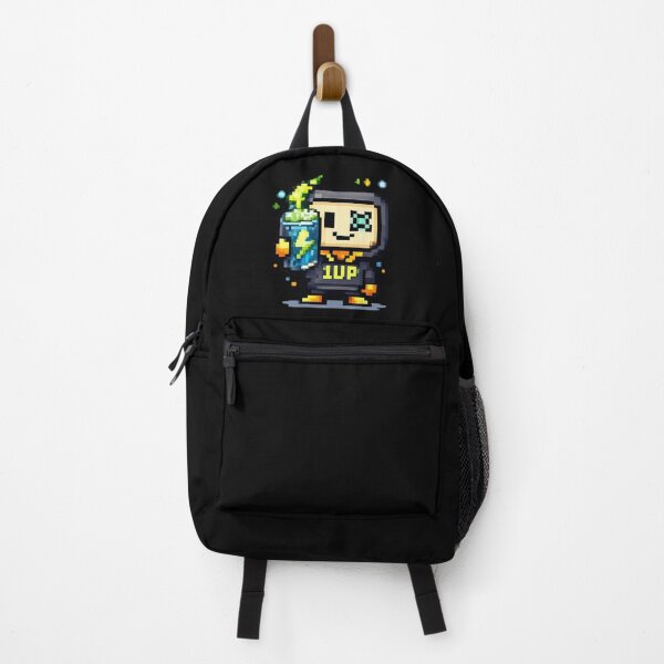 Item preview, 8 Bit Gamer Energy Boost Pixel Character designed and sold by Respawn Society.