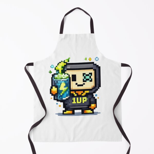 Item preview, 8 Bit Gamer Energy Boost Pixel Character designed and sold by Respawn Society.
