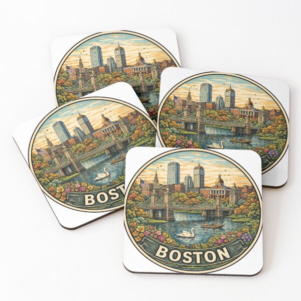 Item preview, Boston Travel Badge designed and sold by M. K..