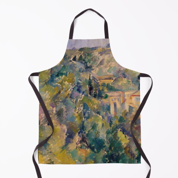 Item preview, View of the Domaine Saint Joseph by Paul Cézanne: Post Impressionist Landscape Print designed and sold by artofuniverse.