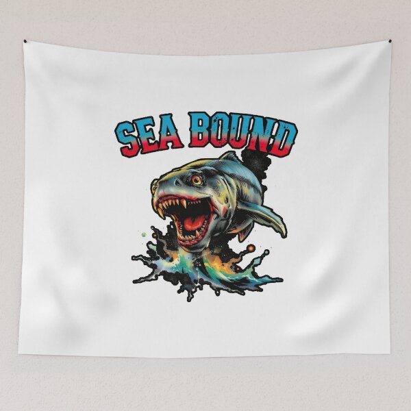 Item preview, Barracuda "SEA BOUND" designed and sold by 8FistsofTees.