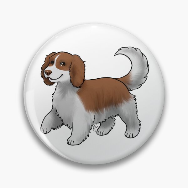 Item preview, Dog - Welsh Springer Spaniel - Tail Piebald Mantle designed and sold by Jennifer Stolzer.