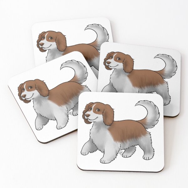 Item preview, Dog - Welsh Springer Spaniel - Tail Piebald Mantle designed and sold by Jennifer Stolzer.