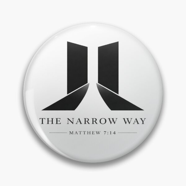 Item preview, The Narrow Way Matthew 7:14 – Minimal Christian Scripture Design designed and sold by astersgraphics.