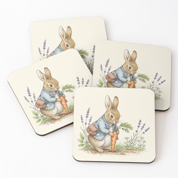 Item preview, Vintage Garden Rabbit with Carrot Illustration designed and sold by Pasteltone.