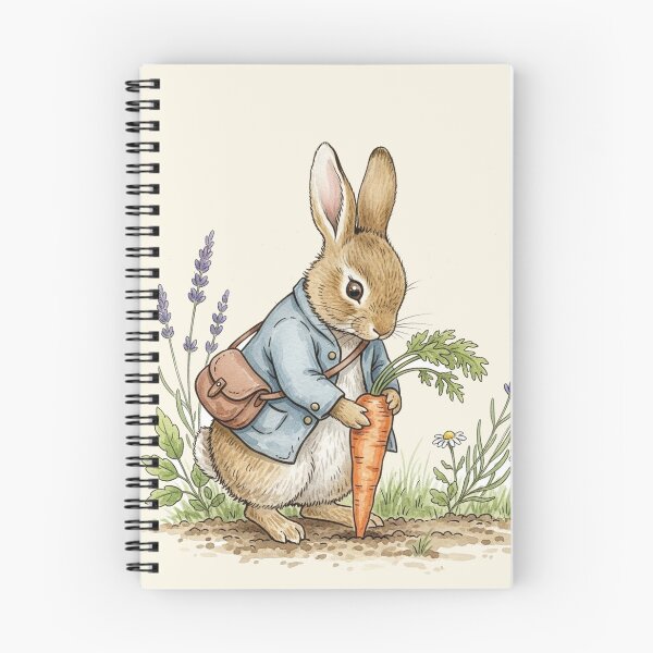 Item preview, Vintage Garden Rabbit with Carrot Illustration designed and sold by Pasteltone.