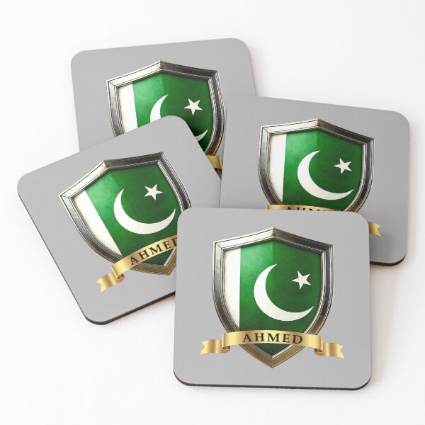 Item preview, Ahmed Pakistan Family Name Shield designed and sold by Highlandkings.