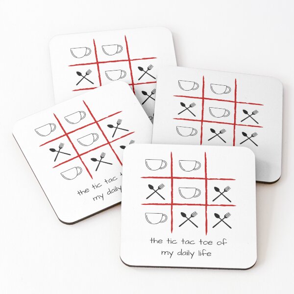 Item preview, The tic tac toe of my daily life designed and sold by Harcodesign.
