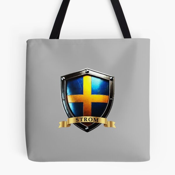 Artikelvorschau, Strom Schweden Familiennamen Schild entworfen und verkauft von Highlandkings.