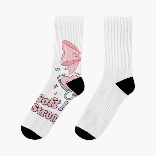 Item preview, Soft Hearts Strong Care Tee | cute nurse graphic, pastel coquette medical  designed and sold by pohapoha181.