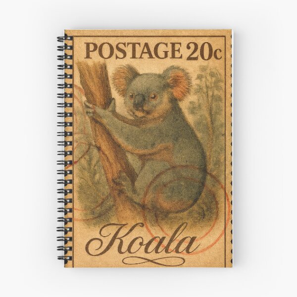 Item preview, Vintage Charm: The Koala Postal Stamp designed and sold by ForeverPrintsOK.