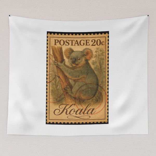 Item preview, Vintage Charm: The Koala Postal Stamp designed and sold by ForeverPrintsOK.